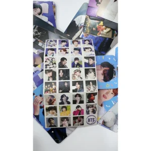 Photocard BTS - 60pcsbox com 32pcs adesivo