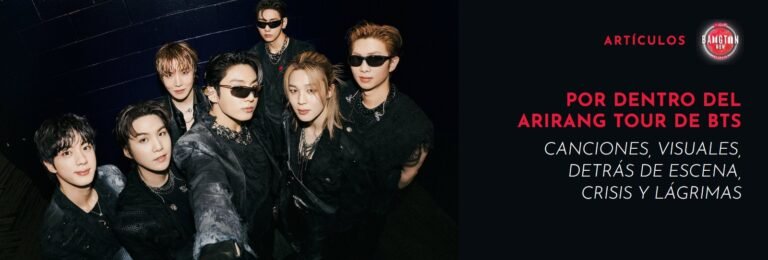 Por dentro del ARIRANG Tour de BTS: canciones, visuales, detrás de escena, crisis y lágrimas