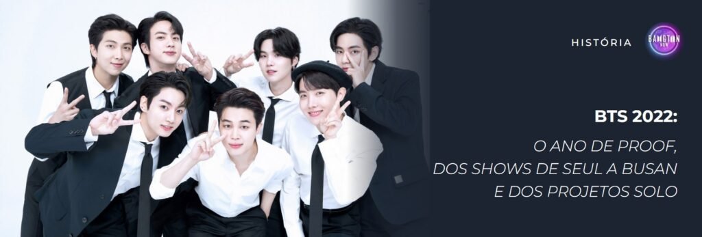 BTS 2022: os sete membros do BTS juntos no FESTA de 2022, com o título “O ano de Proof, dos shows de Seul a Busan e dos projetos solo”