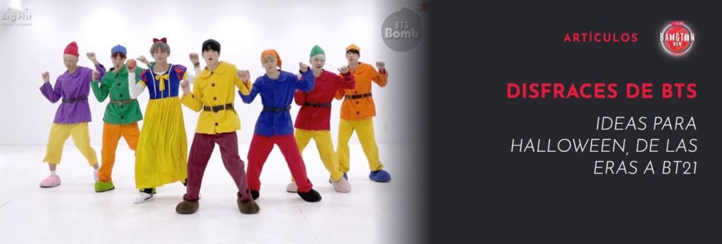 Disfraz de BTS: los siete disfrazados de Blancanieves y los siete enanitos en 2017